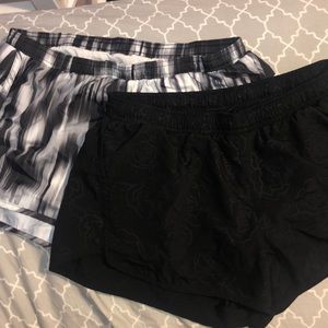 2 PAIRS OLD NAVY RUNNING/ ACTIVE SHORTS